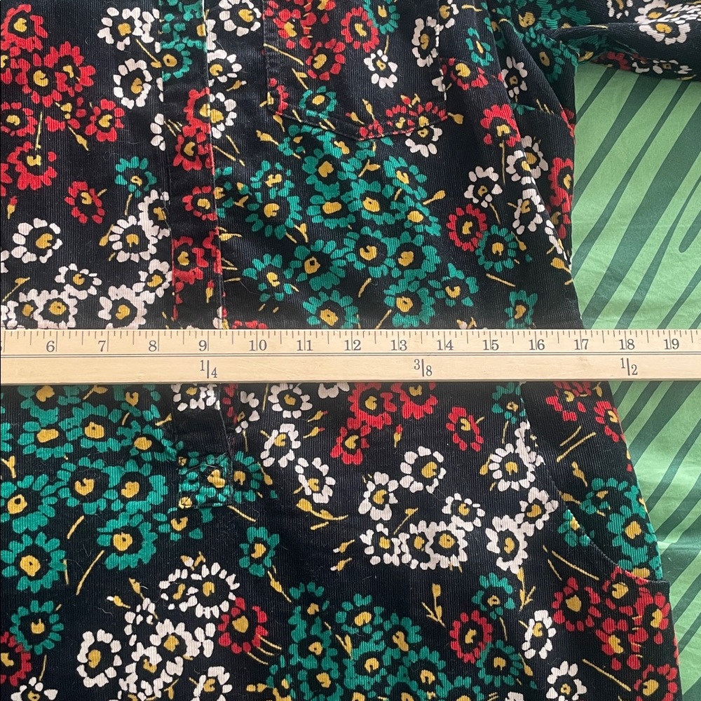 Boden Black Floral Long Sleeve Dress - Picture 9 of 10